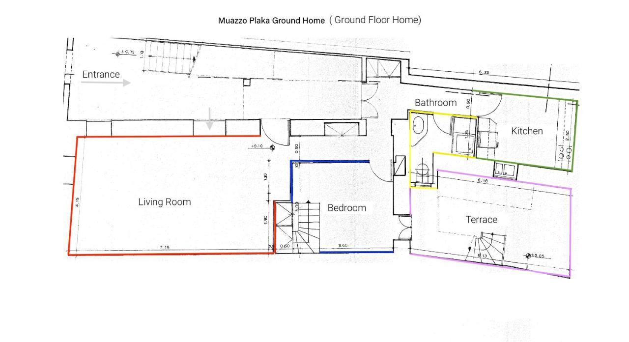 Muazzo Plaka Homes, Upper Home With Balcony & Ground Home No Balcony, By Thinkvilla Athén Kültér fotó